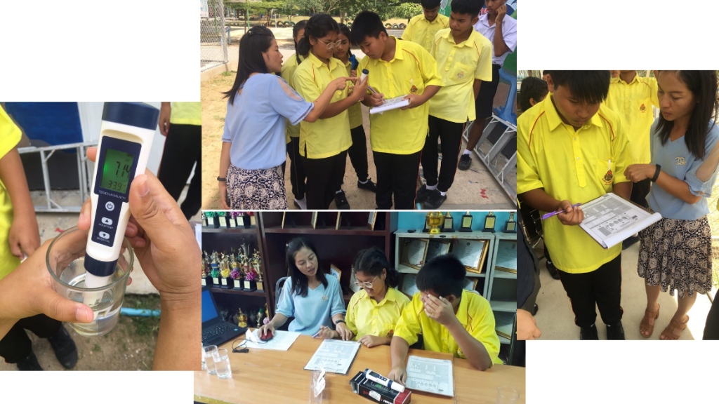 Students engaging in RFD monitoring and testing activities